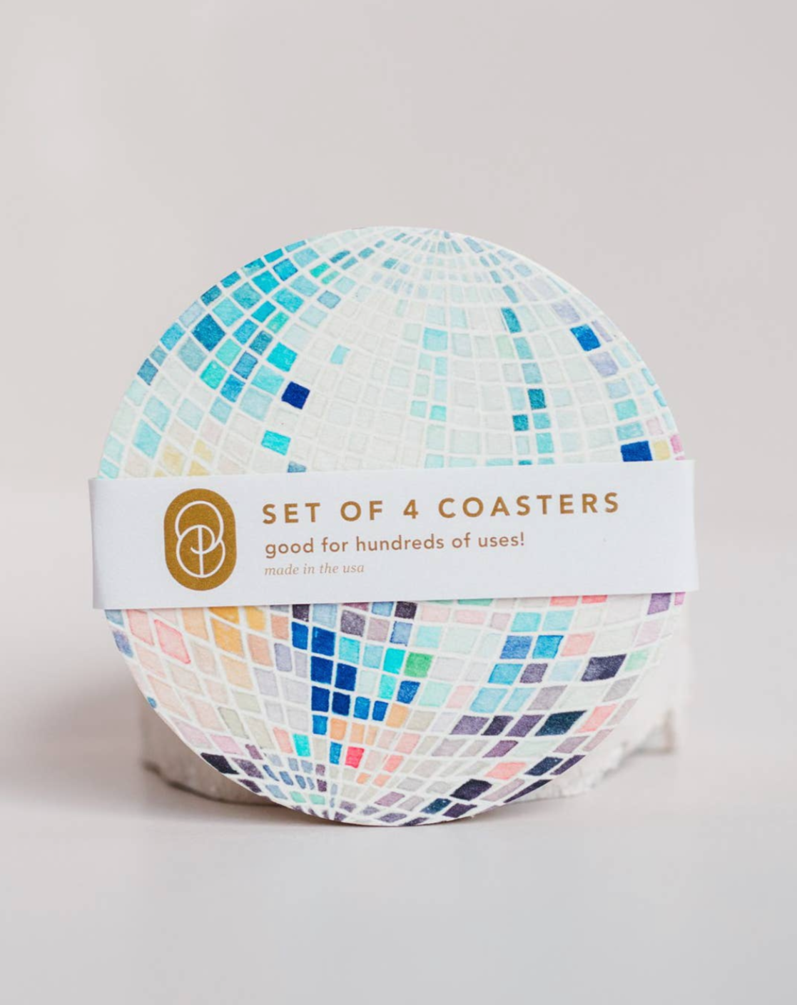 Disco Ball Coasters (set of 4)